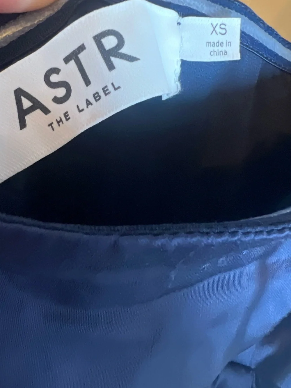 ASTR the Label Morrigan Dress in Navy